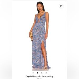 Maaji - Crystal Dress in Persian Rug - Small, Blue, Multicolor